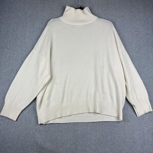 Loulou Studio Cream Turtleneck Sweater